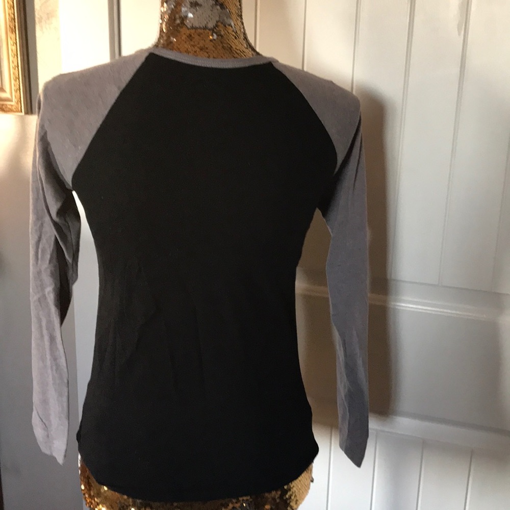 Harry Potter size XL Black & Grey long sleeve top - Picture 3 of 4